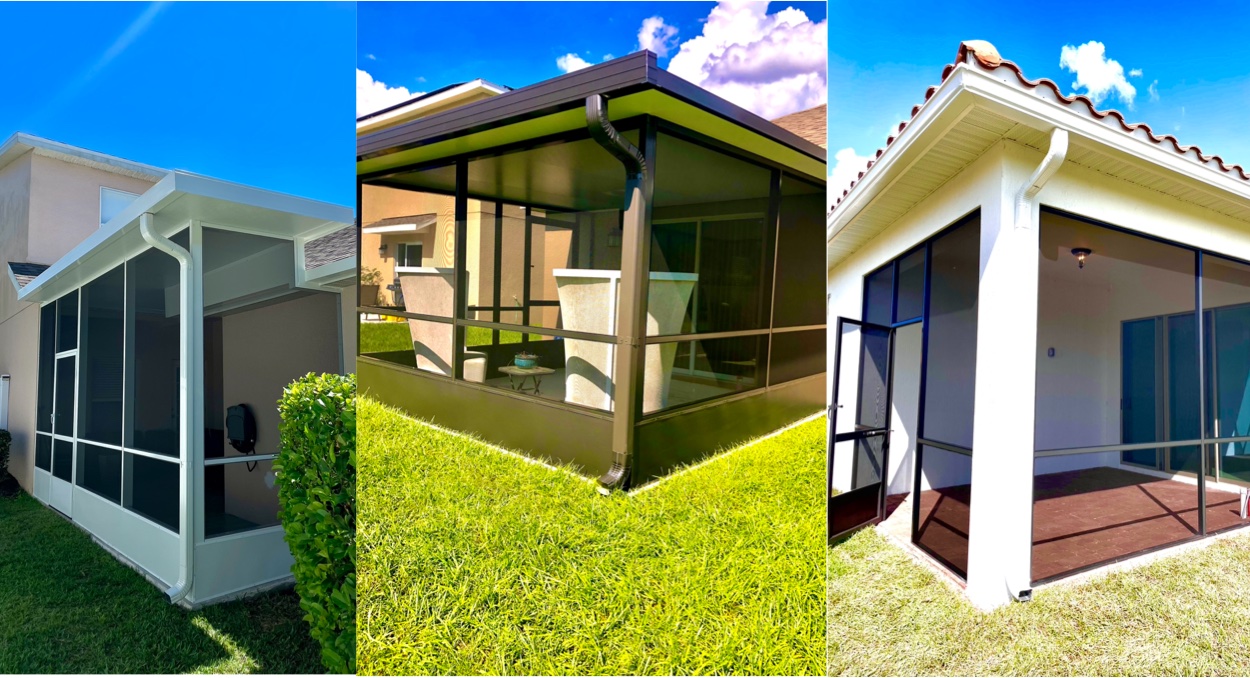 Elegant patio and lanai screen enclosure